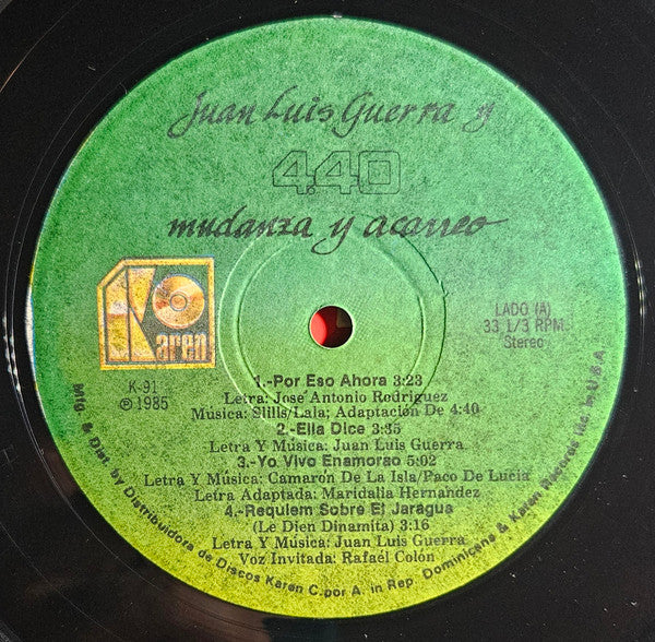 Juan Luis Guerra 4.40 - Mudanza Y Acarreo