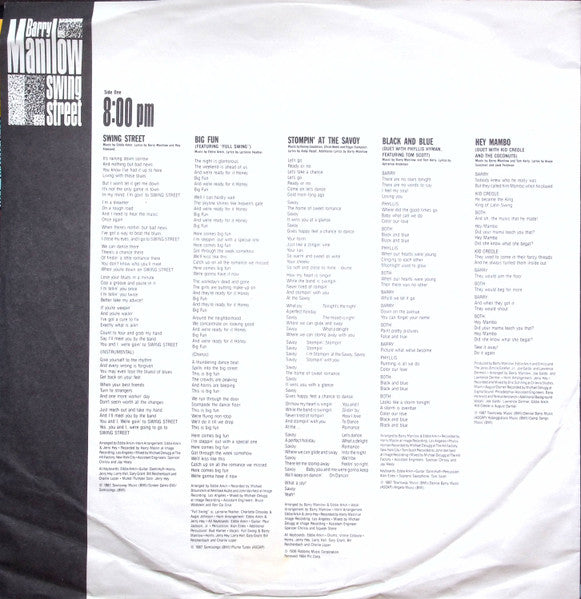 Barry Manilow - Swing Street