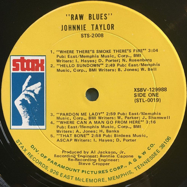 Johnnie Taylor - Raw Blues
