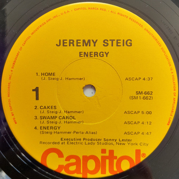Jeremy Steig - Energy