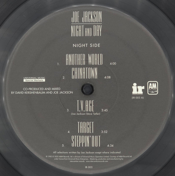 Joe Jackson - Night And Day [150g, Kevin Gray Remaster]
