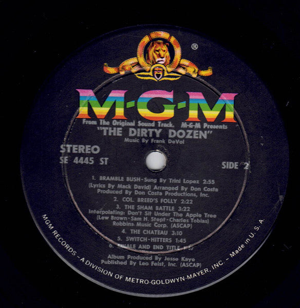 Frank De Vol - The Dirty Dozen (Music From The Original Sound Track)