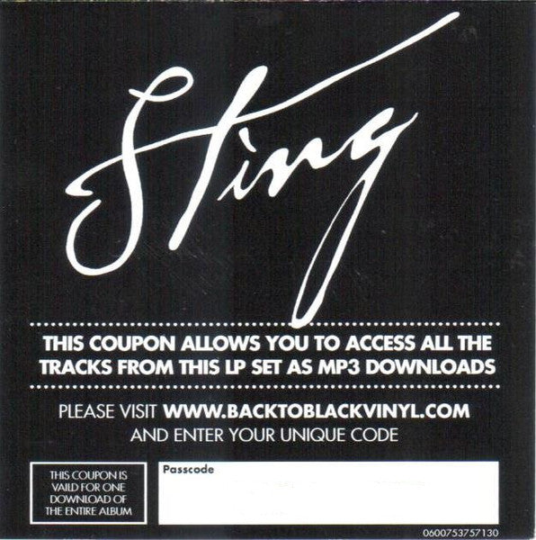 Sting - The Studio Collection: Volume II [5LP BOX SET]