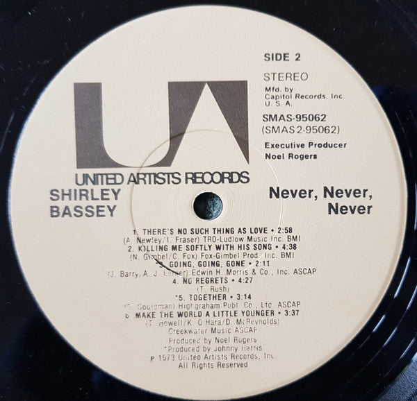 Shirley Bassey - Never, Never, Never