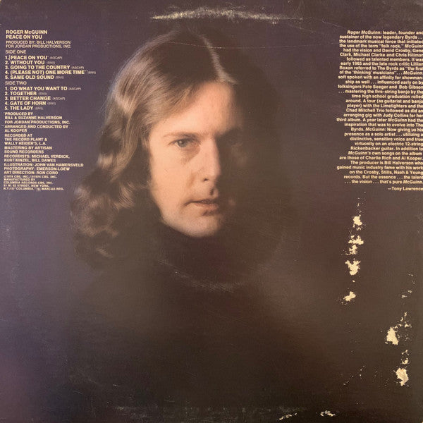 Roger McGuinn - Peace On You