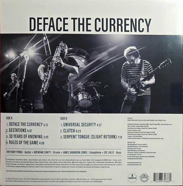 The Messthetics & James Brandon Lewis - Deface The Currency (Impulse)