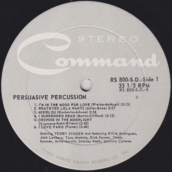 Terry Snyder And The All Stars - Persuasive Percussion