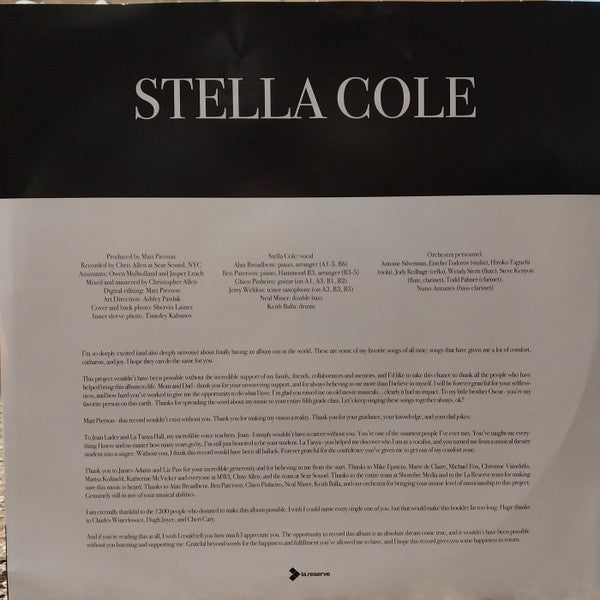 Stella Katherine Cole - Stella Cole