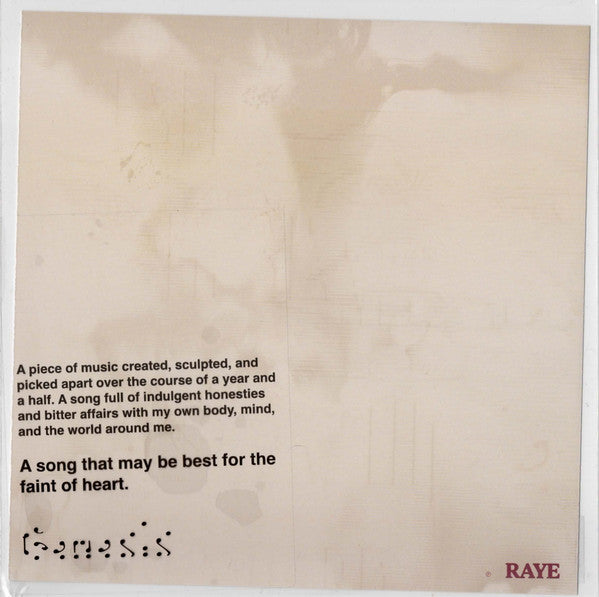 Raye (3) - Genesis