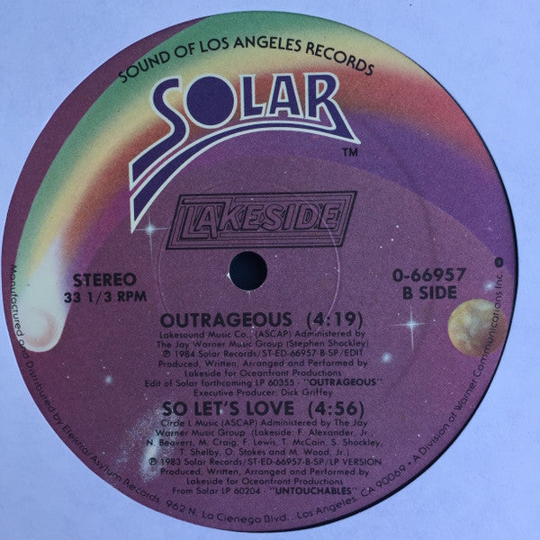 Lakeside - Outrageous