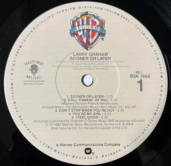 Larry Graham - Sooner Or Later