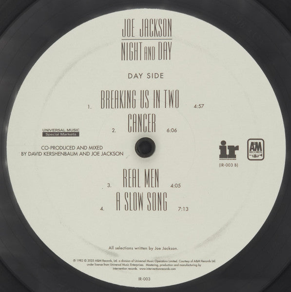 Joe Jackson - Night And Day [150g, Kevin Gray Remaster]
