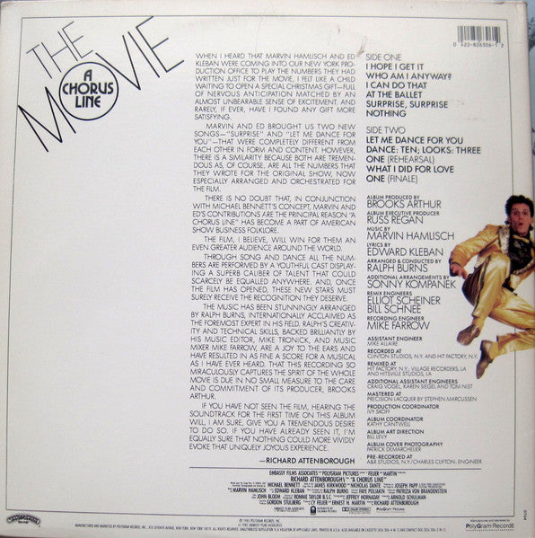Various - A Chorus Line - Original Motion Picture Soundtrack