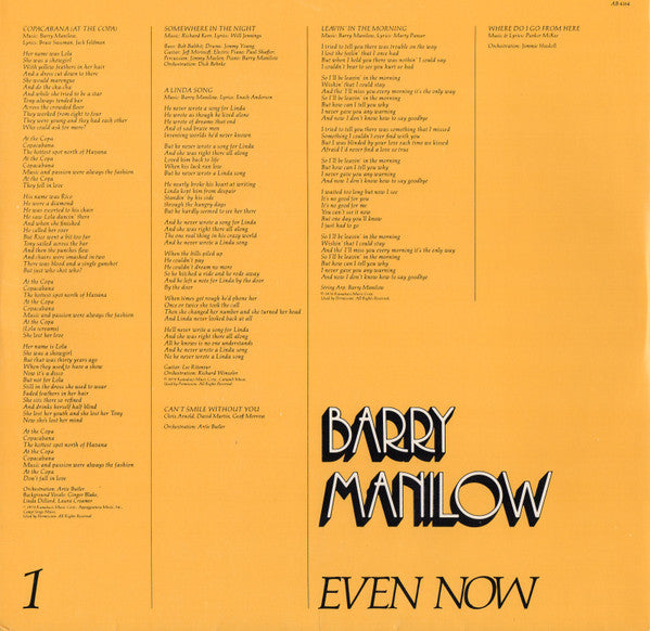 Barry Manilow - Even Now