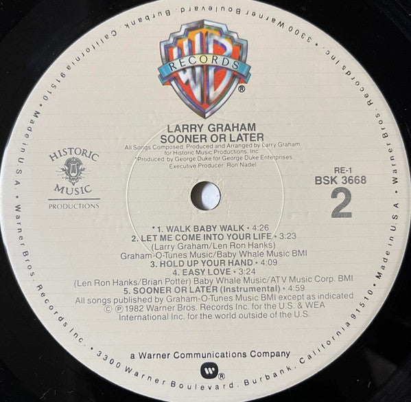 Larry Graham - Sooner Or Later