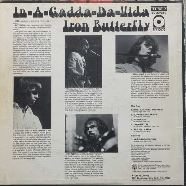 Iron Butterfly - In-A-Gadda-Da-Vida