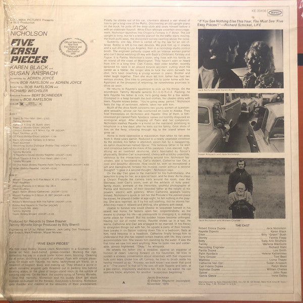 Various - Five Easy Pieces (Original Soundtrack Recording)