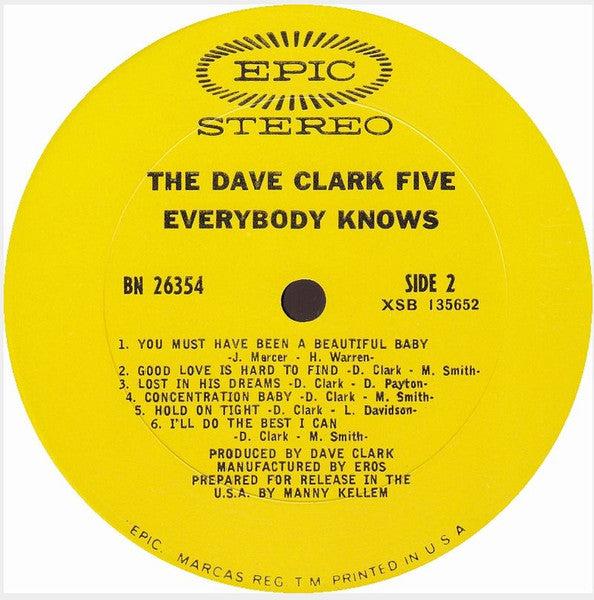 The Dave Clark Five - Everybody Knows