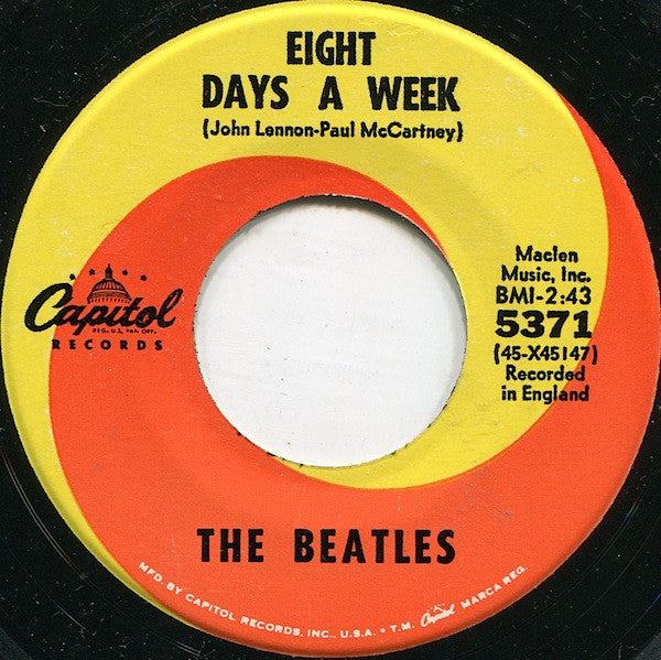 The Beatles - Eight Days A Week / I Don't Want To Spoil The Party