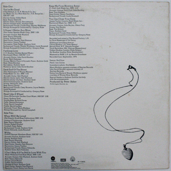 Linda Ronstadt - Heart Like A Wheel