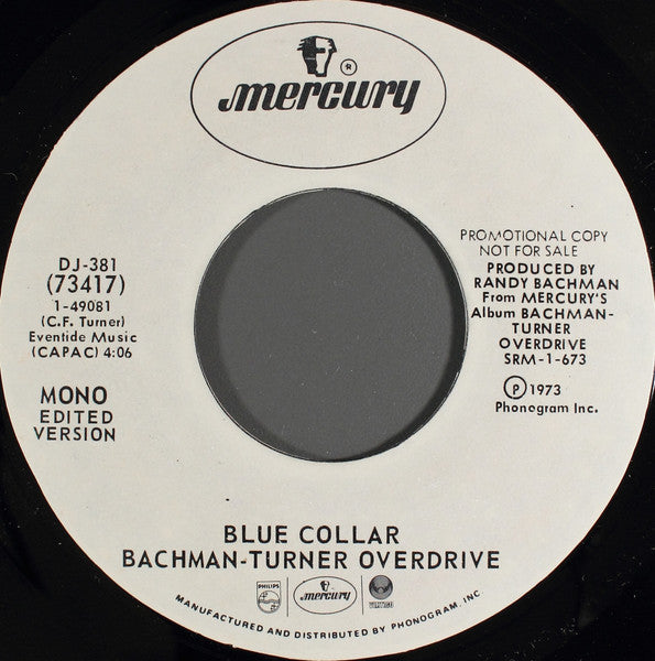 Bachman-Turner Overdrive - Blue Collar