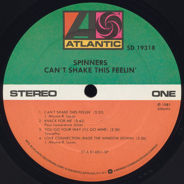 Spinners - Can't Shake This Feelin'