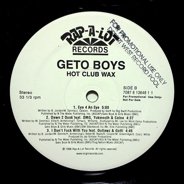 Geto Boys - Hot Club Wax