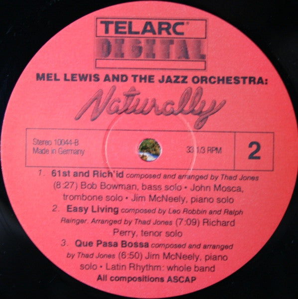 Mel Lewis - Naturally