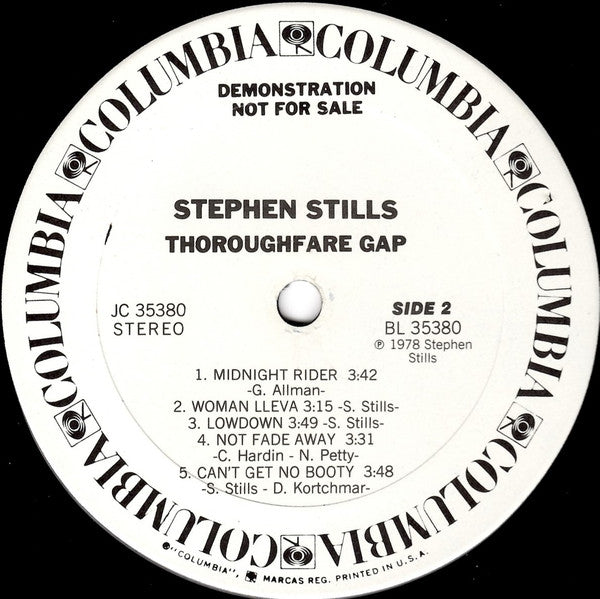 Stephen Stills - Thoroughfare Gap