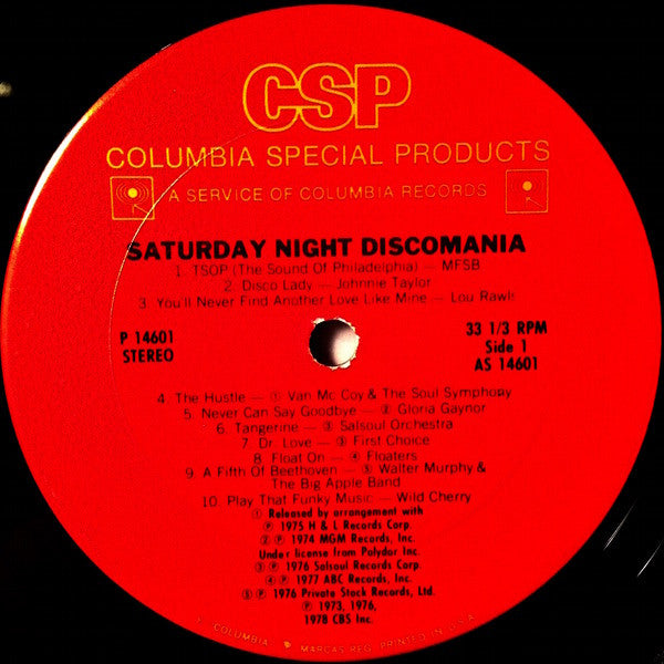 Various - Saturday Night Discomania