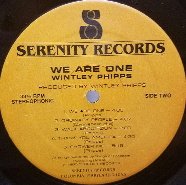 Wintley Phipps - We Are One