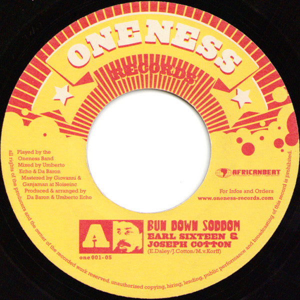 Earl Sixteen - Bun Down Soddom / Love Light