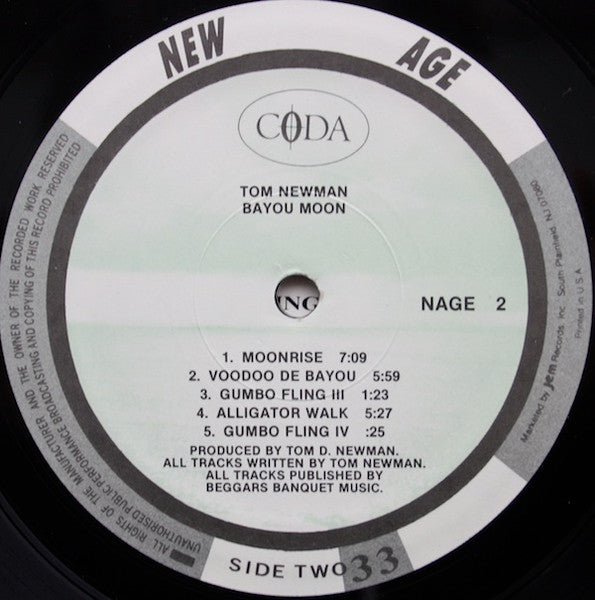 Tom Newman (2) - Bayou Moon