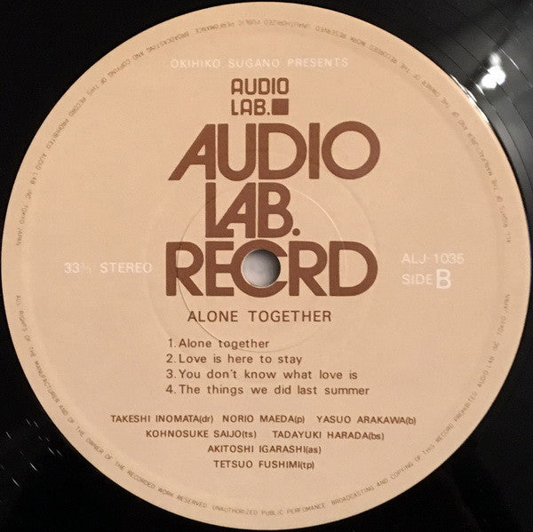 Takeshi Inomata - Alone Together