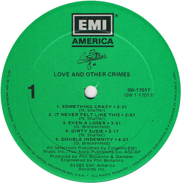 Gambler (5) - Love And Other Crimes