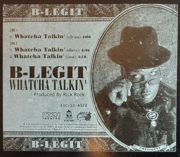 B-Legit - Whatcha Talkin'