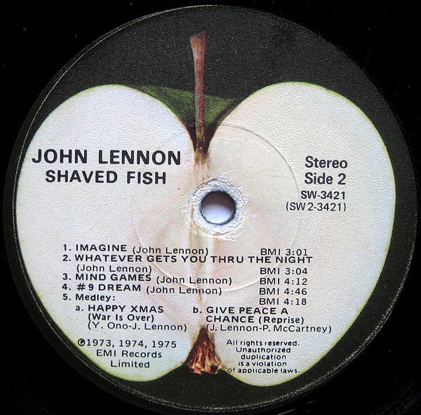 John Lennon - Shaved Fish