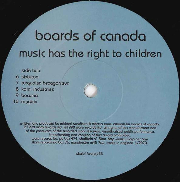 Boards Of Canada - Music Has The Right To Children