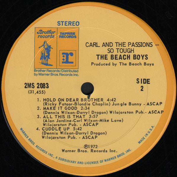 The Beach Boys - Carl And The Passions – So Tough / Pet Sounds