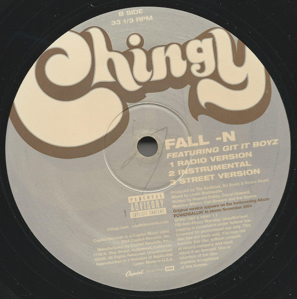 Chingy - Balla Baby / Fall-N