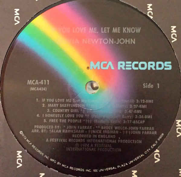 Olivia Newton-John - If You Love Me Let Me Know