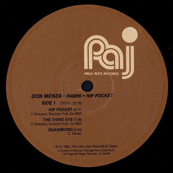 Don Menza - Hip Pocket
