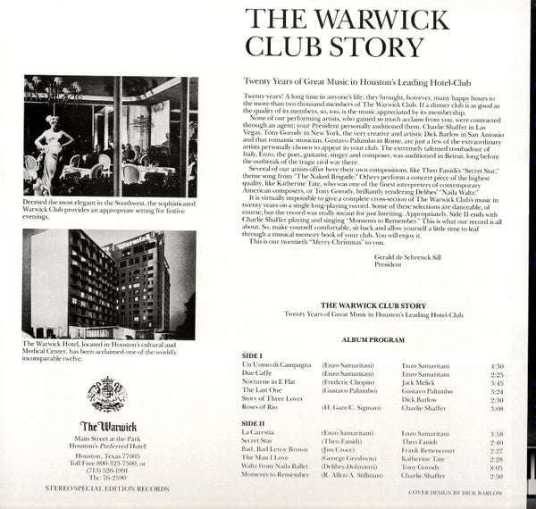 The Warwick Club Story