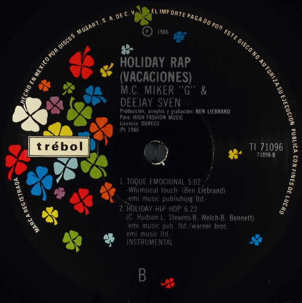 MC Miker G. & DJ Sven - Holiday Rap = Vacaciones