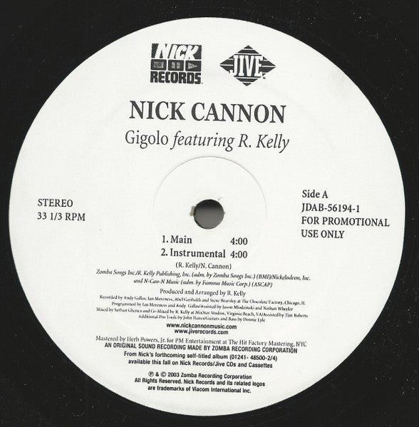Nick Cannon - Gigolo