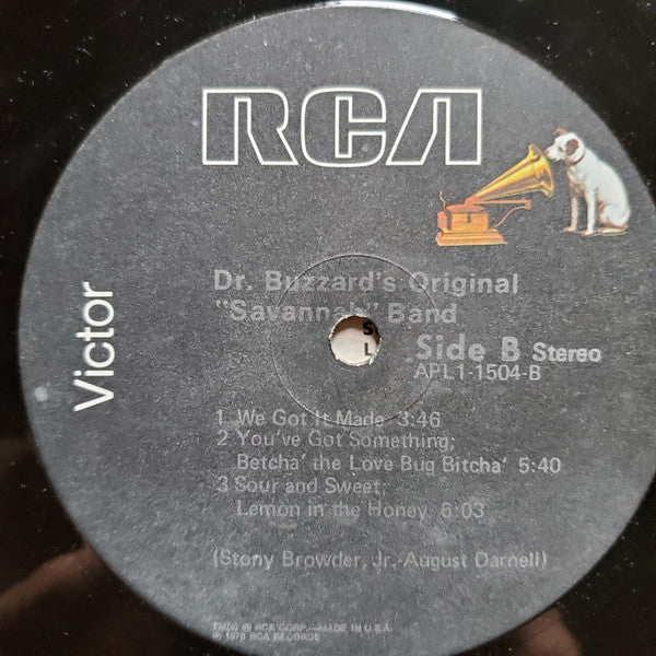 Dr. Buzzard's Original Savannah Band - Dr. Buzzard's Original "Savannah" Band