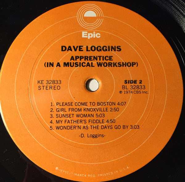 Dave Loggins - Apprentice (In A Musical Workshop)