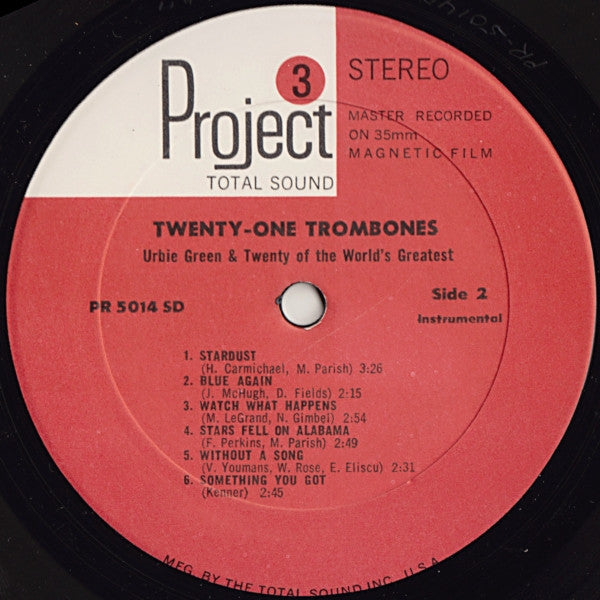 Urbie Green And Twenty Of The "World's Greatest" - Twenty-One Trombones