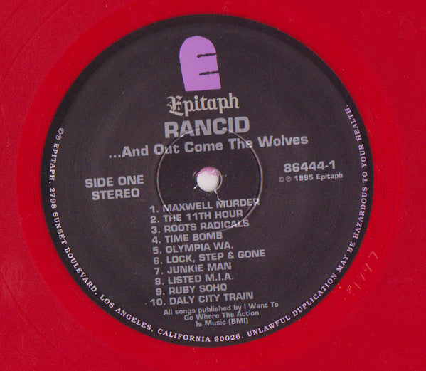 Rancid - ...And Out Come The Wolves [RED VINYL]
