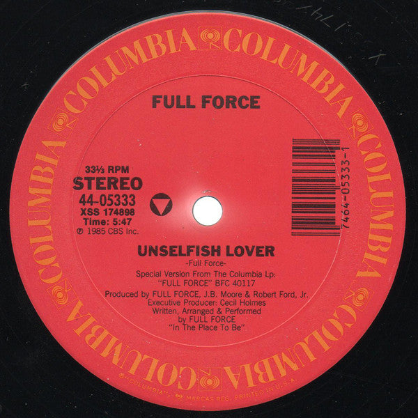 Full Force - Unselfish Lover